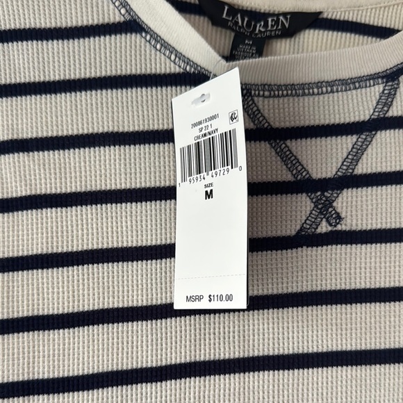 Polo by Ralph Lauren Black and White Striped Dress - Picture 2 of 5